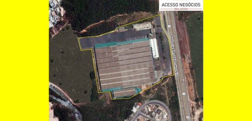 GALPÃO PARA LOCAÇÃO 32.703 M² RIBEIRÃO DAS NEVES – MG F631
